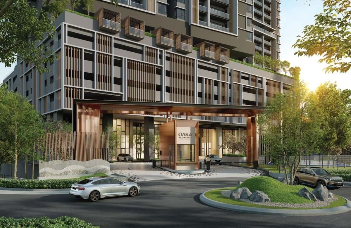 Artist Impression with Label Oaka Residences Dino